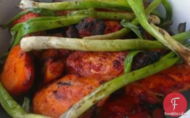 Gegrilltes Tandoori-Huhn