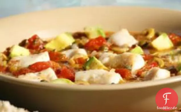 Puertoricanischer Fischeintopf (Bacalao)