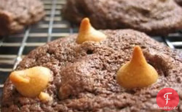 Erdnuss Butter Chip Schokolade Cookies