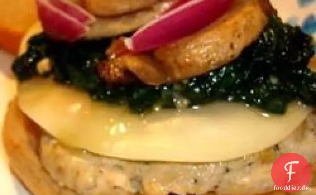 Knoblauch-und Ranch-Türkei-Burger