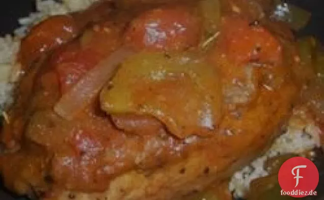 Tomaten-Schweinekoteletts Ich