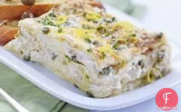 Zitronen-Huhn-Lasagne