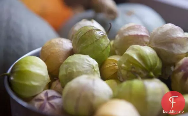 Geröstete Tomatillo-Sauce