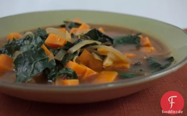 Afrikanische Kale & Yam-Suppe