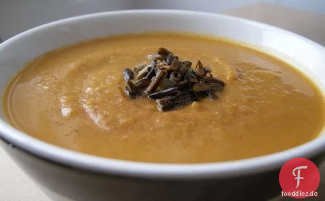 Curry Süßkartoffel & Wildreis Suppe