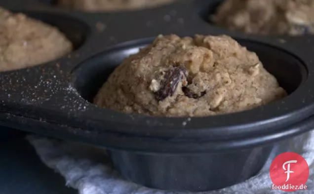 Haferflocken Muffins (Hafermehl-Muffins)