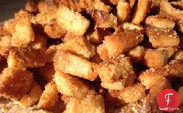 Käse-Knoblauch-Croutons