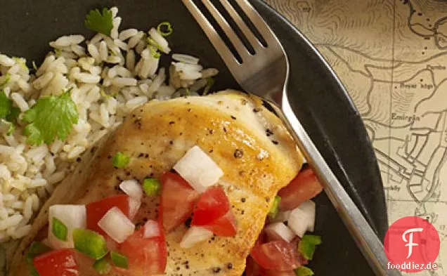Sautierte Hähnchenbrust mit Pico de Gallo