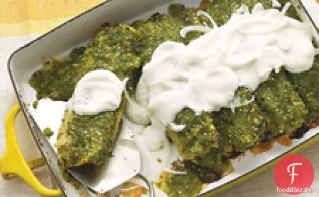 Huhn Enchiladas Verdes