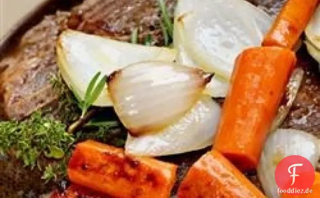 Herd Schmorbraten mit Kartoffelpüree