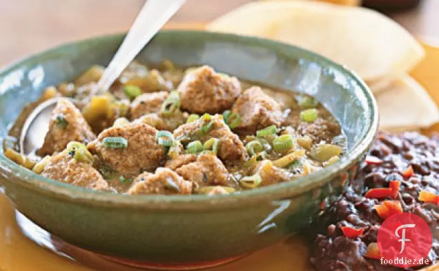 Tequila Schweinefleisch Chile Verde