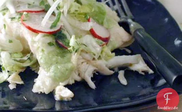 Grüne Enchiladas mit Krabben