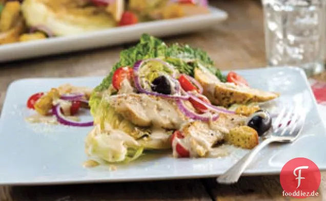 Gegrilltes Hähnchen & Romaine Caesar Salat