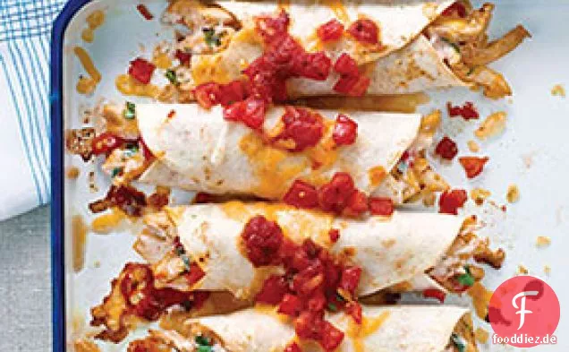 Fiesta Huhn Enchiladas