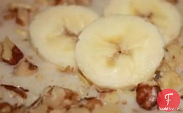 Bananen-Nuss-Haferflocken