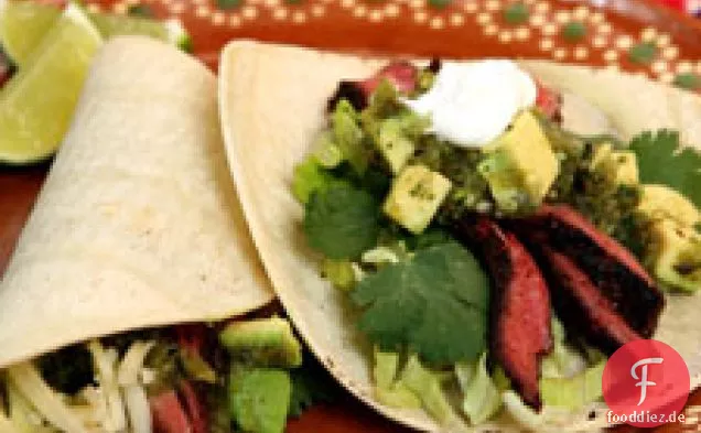 Chile-rieb Rock Steak Tacos