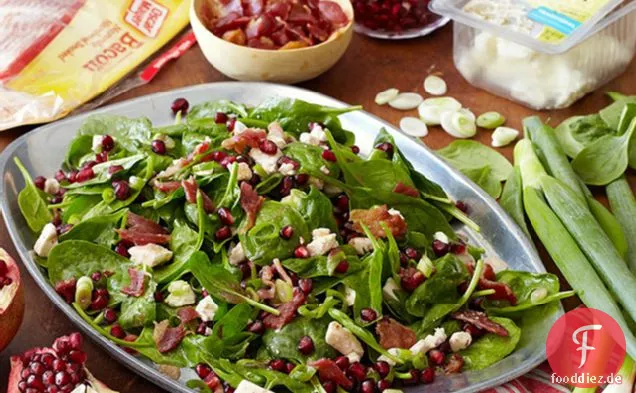 Spezieller Spinatsalat
