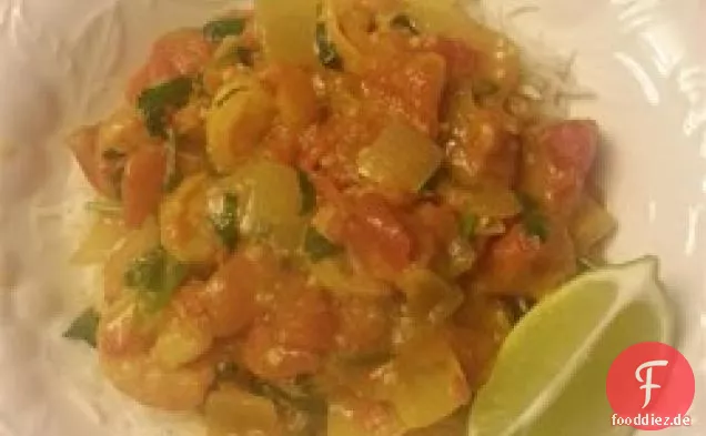 Indischer Garnelen-Curry -