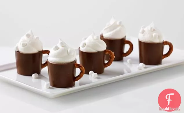 Reduzierter-Zucker-Hot Cocoa Pudding Tassen