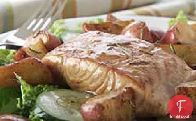 Mediterraner Lachs & Kartoffelsalat