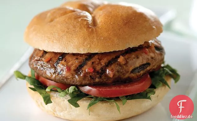Gegrilltes Portobello-Pilz-Sandwich