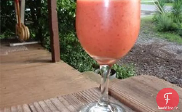 Kohl -, Pfirsich-und Karotten-Smoothie