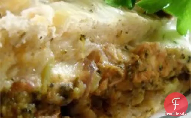 Slow Cooker Büffel Huhn Pizza Laib