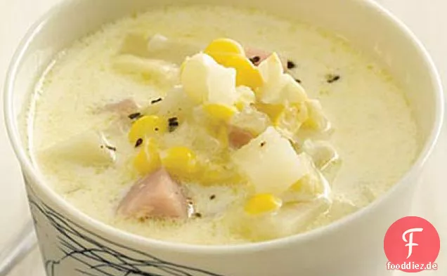 Rauchige Schinken-Mais-Chowder