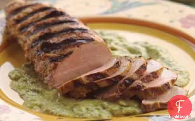 Perfekt gegrilltes Schweinefilet