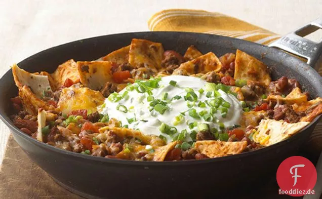 Quick-Fix Rindfleisch Burrito Pfanne
