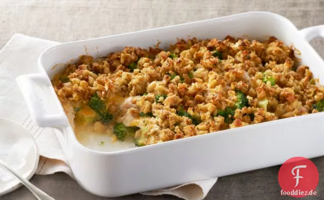 HERD Einfach Cheesy Huhn Backen
