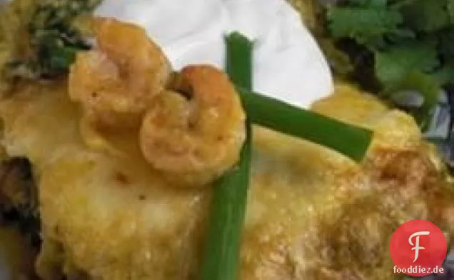 Garnelen-Enchiladas Suizas