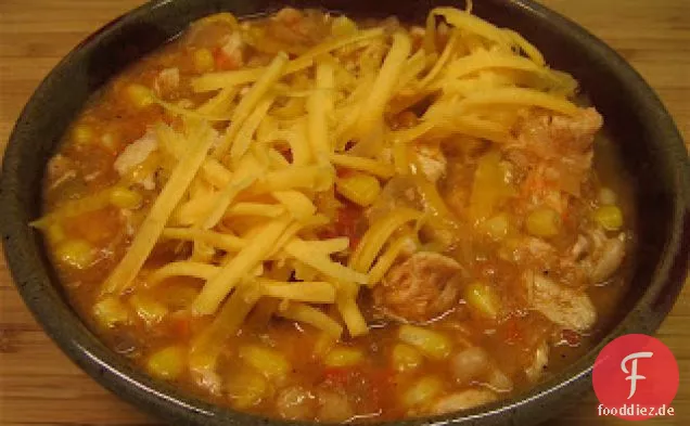 Weiße Bohnen Huhn Chili