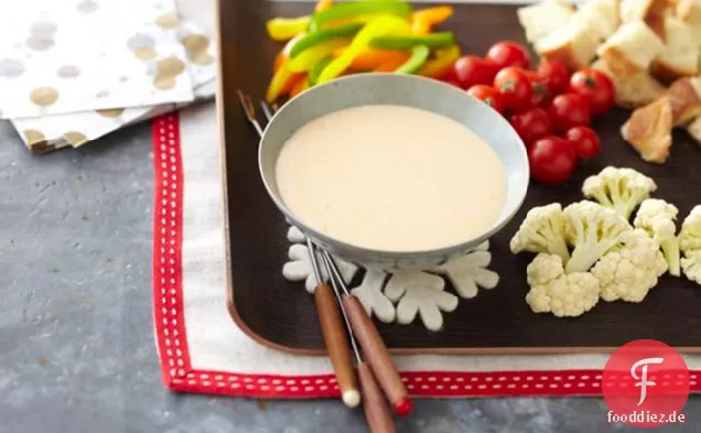 Einfaches Käsefondue