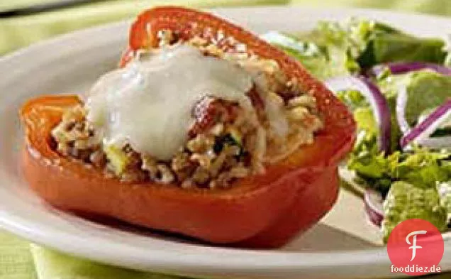 Italienisch gegrillte gefüllte Paprika