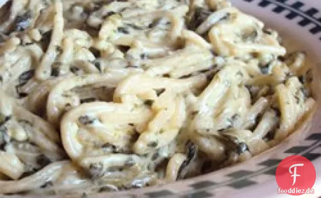 Spinat Alfredo Sauce (besser als Olive Garden®)