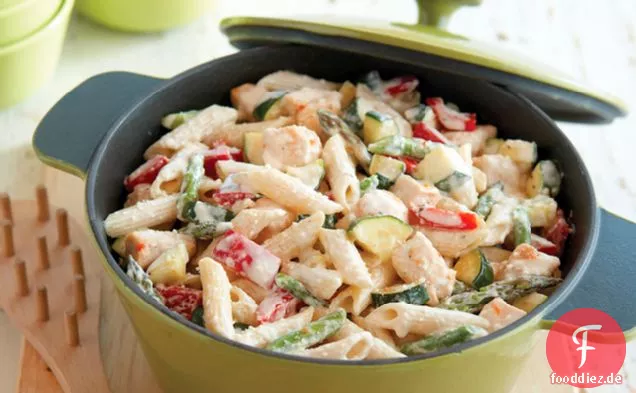 Cremige Pasta Primavera