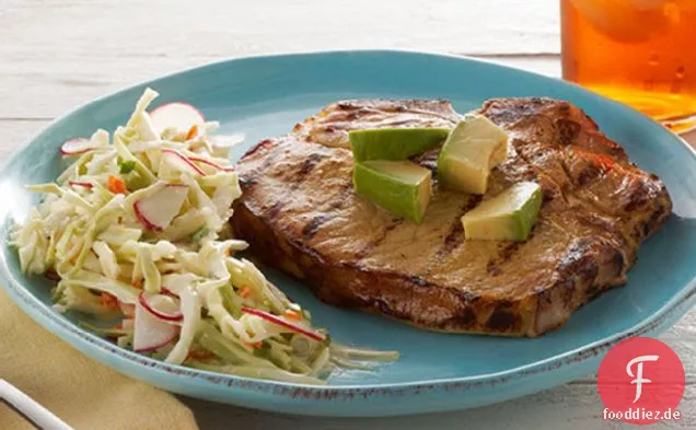 Gegrillte Schweinekoteletts Yucatan-Stil