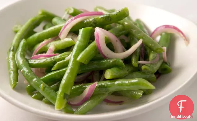 Grüner Bohnensalat mit Salsa-Dressing