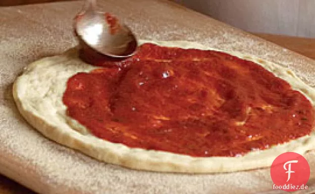 No-Cook-Tomatensauce für Pizza, Calzone, Stromboli