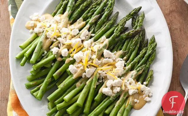 Spargelsalat mit Zitrone & Feta