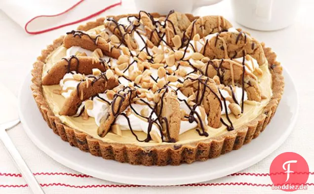 Einfache Erdnussbutter-Chocolate Chip Pie