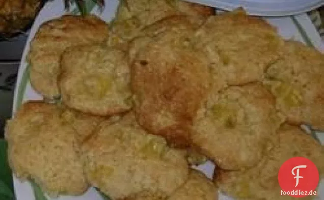 Ananas Tropfen Cookies I