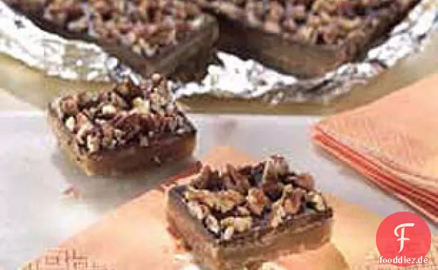Schokoladen-Toffee-Riegel