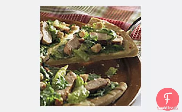 Huhn Caesar Salat Pizza