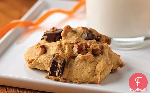 Kürbis-Schokolade Chunk Cookies