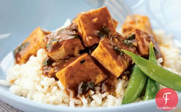 Süßer heißer Tofu
