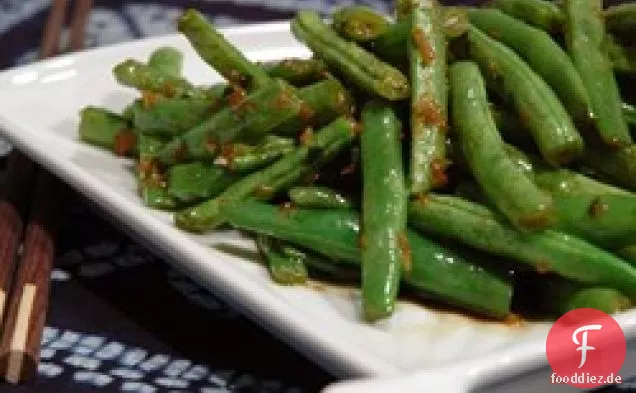 Orientalischer grüner Bohnensalat