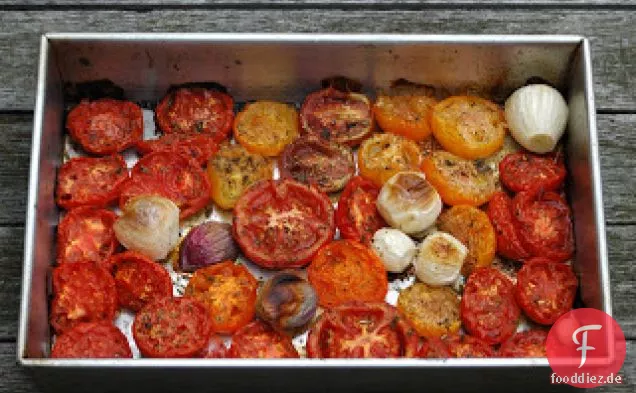 Gekühlte Tomatensuppe