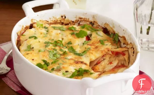 Fisch- und Gemüseauflauf